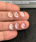 Natural Crystal Gemstone Rose Cut Oval Shape Cabochon High Quality Loose Gemstones For Jewelry Making 11x9 MM Size 6 Pcs V4947