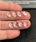 Natural Crystal Gemstone Rose Cut Oval Shape Cabochon High Quality Loose Gemstones For Jewelry Making 10x8 MM Size 8 Pcs V4949