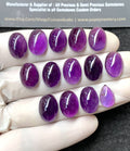 Natural Amethyst Gemstone Smooth Mix Shape Cabochon High Quality Loose Gemstones For Jewelry Making 12-14 MM Size 14 Pcs V2798