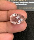 Natural Super Seven Gemstone Faceted Cut Pear Shape High Quality Loose Gemstones For Jewelry Making 22x15x9 MM Size 1 Pcs V4800