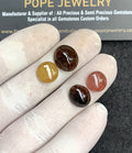 Natural Tourmaline Gemstone Smooth Round Shape Cabochon High Quality Loose Gemstones For Jewelry Making 10-14 MM Size 4 Pcs V4435