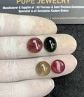 Natural Tourmaline Gemstone Smooth Mix Shape Cabochon High Quality Loose Gemstones For Jewelry Making 14-13 MM Size 4 Pcs V4439