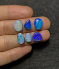 Natural Australian Opal Gemstone Smooth Fancy Shape Cabochon High Quality Loose Gemstones For Jewelry Making 10-12 MM Size 6 Pcs SM20631