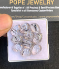 Natural Black Rutile Gemstone Smooth Pear Shape Cabochon High Quality Loose Gemstones For Jewelry Making 12x8 MM Size 10 Pcs V4810