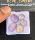 Natural Ametrine Gemstone Rose Cut Fancy Shape Cabochon High Quality Loose Gemstones For Jewelry Making 11-16 MM Size 5 Pcs V4819
