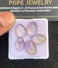 Natural Ametrine Gemstone Rose Cut Fancy Shape Cabochon High Quality Loose Gemstones For Jewelry Making 12-15 MM Size 5 Pcs V4821