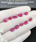 Natural Pink Sapphire Gemstone Faceted Cut Oval Shape High Quality Loose Gemstones For Jewelry Making 7-9 MM Size 10 Pcs SM24685