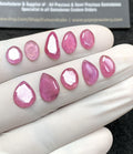 Natural Pink Sapphire Gemstone Step Cut Fancy Shape Cabochon High Quality Loose Gemstones For Jewelry Making 8-12 MM Size 10 Pcs SM24692