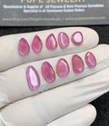 Natural Pink Sapphire Gemstone Step Cut Fancy Shape Cabochon High Quality Loose Gemstones For Jewelry Making 8-13 MM Size 10 Pcs SM24698