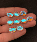 Rainbow Quartz Gemstone Mystic Rainbow Quartz Faceted Cut Oval Shape Gemstone 12x10 MM 9 Pieces High Quality Wholesale gems SM24040