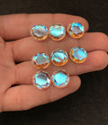 Rainbow Quartz Gemstone Mystic Rainbow Quartz Faceted Cut Round Shape Gemstone 12 MM 8 Pieces High Quality Wholesale gems SM24042