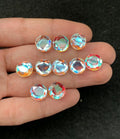 Rainbow Quartz Gemstone Mystic Rainbow Quartz Faceted Cut Round Shape Gemstone 10 MM 10 Pieces High Quality Wholesale gems SM24043