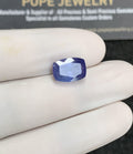 Natural Tanzanite Gemstone Faceted Cut Rectangle Shape High Quality Loose Gemstones For Jewelry Making 11x8x6 Size 1 Pcs SM24705