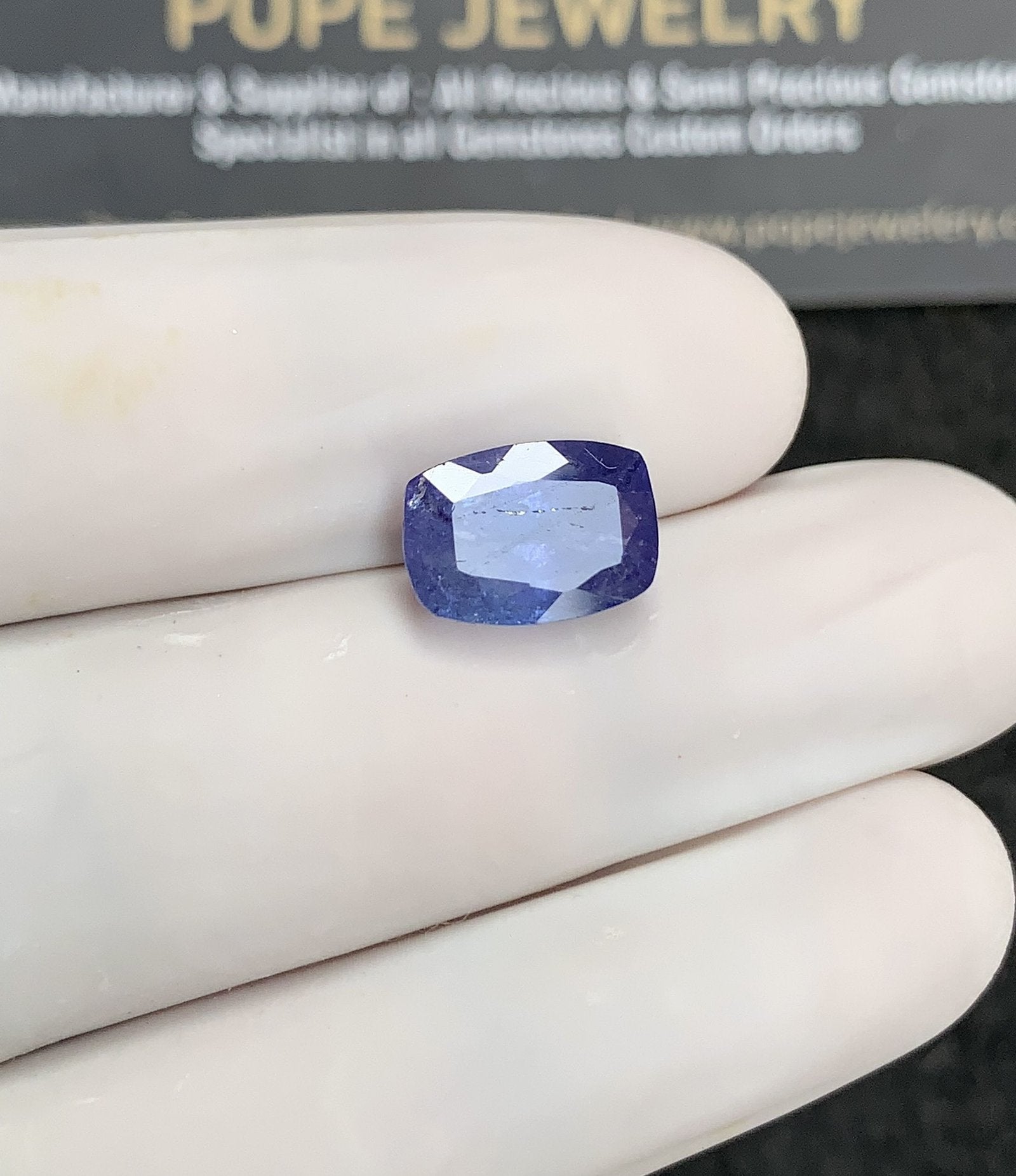 Natural Tanzanite Gemstone Faceted Cut Rectangle Shape High Quality Loose Gemstones For Jewelry Making 11x8x6 Size 1 Pcs SM24705