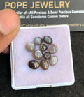 Natural Gray Moonstone Gemstone Smooth Mix Shape Cabochon High Quality Loose Gemstones For Jewelry Making 5-8 MM Size 10 Pcs V4838