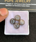 Natural Gray Moonstone Gemstone Smooth Round Shape Cabochon High Quality Loose Gemstones For Jewelry Making 10 MM Size 4 Pcs V4842