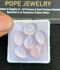 Natural Rose Quartz Gemstone Smooth Oval Shape Cabochon High Quality Loose Gemstones For Jewelry Making 14x10 MM Size 6 Pcs V4856
