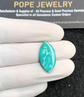 Natural Tibetan Turquoise Gemstone Smooth Marquise Shape Cabochon High Quality Loose Gemstones For Jewelry Making 22x12x3 MM Size 1 Pc V2837
