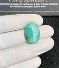 Natural Tibetan Turquoise Gemstone Smooth Oval Shape Cabochon High Quality Loose Gemstones For Jewelry Making 22x16x5 MM Size 1 Pc V2841