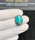 Natural Tibetan Turquoise Gemstone Smooth Oval Shape Cabochon High Quality Loose Gemstones For Jewelry Making 18x13x4 MM Size 1 Pc V2845