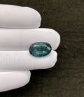 Natural Teal Green Kyanite Gemstone Faceted Cut Oval Shape 16x11x7 MM 1 Pcs Teal Green Kyanite High Quality Gemstone Wholesale gems SM24108