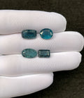 Natural Teal Green Kyanite Gemstone Faceted Cut Mix Shape 9-12 MM 4 Pcs Teal Green Kyanite High Quality Gemstone Wholesale gems SM24110