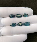 Natural Teal Green Kyanite Gemstone Faceted Cut Pear Shape 10-13 MM 6 Pcs Teal Green Kyanite High Quality Gemstone Wholesale gems SM24115