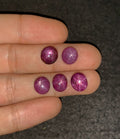 Natural Star Ruby Gemstone Cabochon Smooth Fancy Shape 9-10 MM 5 Pcs Star Ruby High Quality Gemstone Cabochon Wholesale gems SM24183
