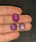 Natural Star Ruby Gemstone Cabochon Smooth Fancy Shape 10-14 MM 3 Pcs Star Ruby High Quality Gemstone Cabochon Wholesale gems SM24194