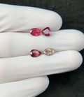 Natural Tourmaline Gemstone Faceted Cut Mix Shape High Quality Loose Gemstones For Jewelry Making 6-7 MM Size 4 Pcs SM24199