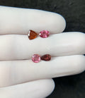 Natural Tourmaline Gemstone Faceted Cut Mix Shape High Quality Loose Gemstones For Jewelry Making 6-7 MM Size 4 Pcs SM24206