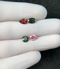 Natural Tourmaline Gemstone Faceted Cut Mix Shape High Quality Loose Gemstones For Jewelry Making 6-8 MM Size 4 Pcs SM24209