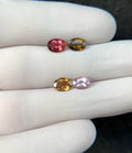 Natural Tourmaline Gemstone Faceted Cut Oval Shape High Quality Loose Gemstones For Jewelry Making 7x5 MM Size 4 Pcs SM24215