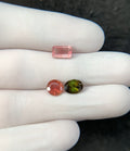 Natural Tourmaline Gemstone Faceted Cut Mix Shape High Quality Loose Gemstones For Jewelry Making 6-8 MM Size 3 Pcs SM24218