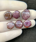 Natural Ruby Gemstone Smooth Fancy Shape High Quality Cabochons Loos Gemstone For Jewelry Making 12-16 MM Size 6 Pcs SM24245