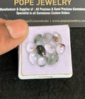 Natural Herkimer Lodolite Gemstone Rose Cut Pear Shape Cabochon High Quality Loose Gemstones For Jewelry Making 9-10 MM Size 10 Pcs V4965