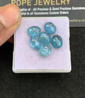 Natural Teal Green Kyanite Gemstone Smooth Oval Shape Cabochon High Quality Loose Gemstones For Jewelry Making 10x8 MM Size 6 Pcs V4983