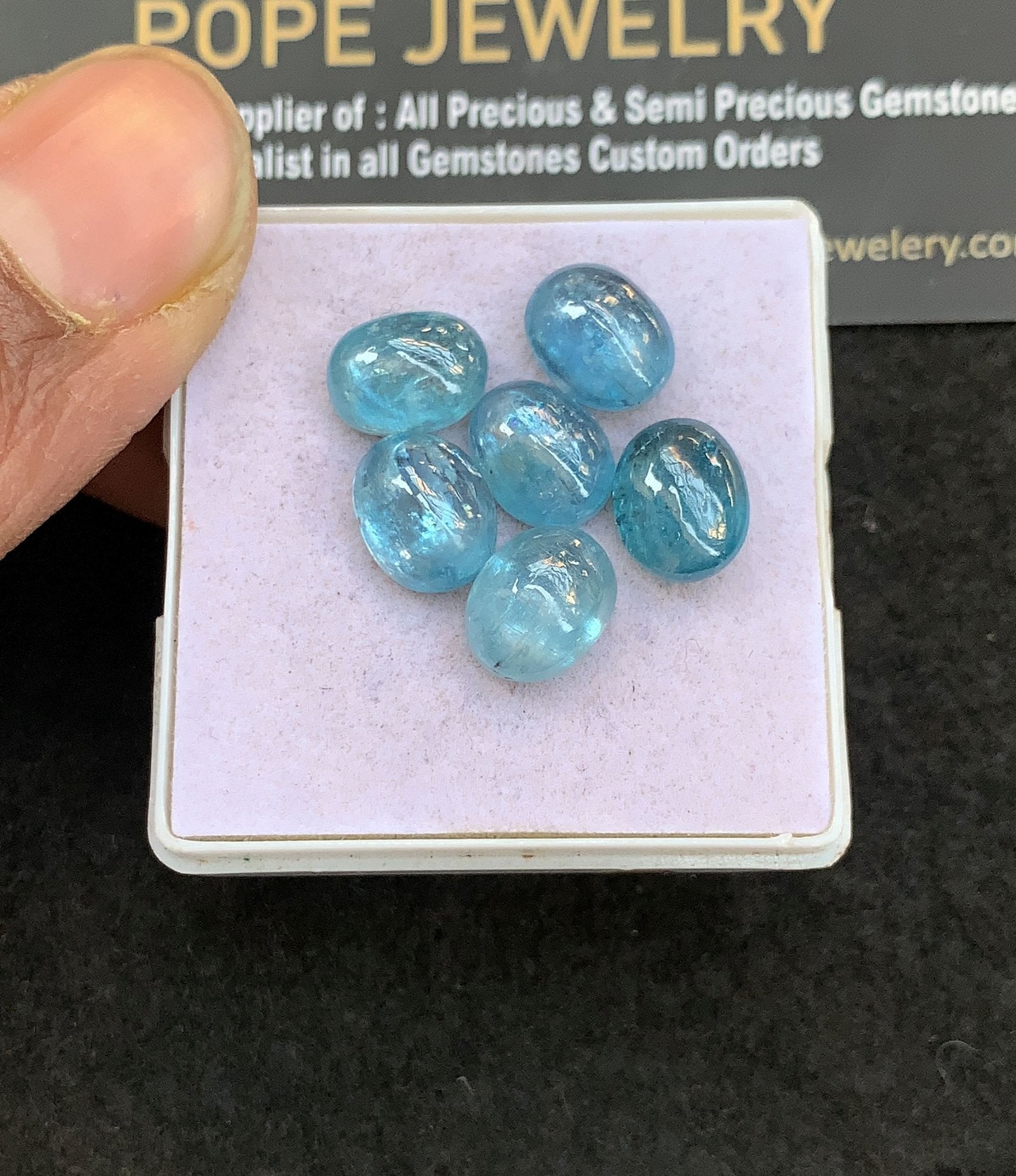 Natural Teal Green Kyanite Gemstone Smooth Oval Shape Cabochon High Quality Loose Gemstones For Jewelry Making 10x8 MM Size 6 Pcs V4983