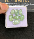 Natural Mint Kyanite Gemstone Rose Cut Fancy Shape Cabochon High Quality Loose Gemstones For Jewelry Making 10-14 MM Size 7 Pcs V4987