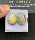 Natural American Turquoise Gemstone Smooth Mix Shape Cabochon High Quality Loose Gemstones For Jewelry Making 23x15 MM Size 2 Pcs V4999