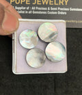 Natural Mother Of Pearl Gemstone Smooth Round Shape Cabochon High Quality Loose Gemstones For Jewelry Making 14-15 MM Size 4 Pcs V5023