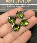 Zircon Gemstone Faceted Cut Heart Shape High Quality Loose Gemstones For Jewelry Making 14 MM Size 4 Pcs SM24941