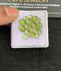 Natural Peridot Gemstone Smooth Mix Shape Cabochon High Quality Loose Gemstones For Jewelry Making 4-8 MM Size 17 Pcs V5041