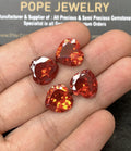 Zircon Gemstone Faceted Cut Heart Shape High Quality Loose Gemstones For Jewelry Making 12 MM Size 4 Pcs SM24945