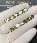 Zircon Gemstone Faceted Cut Rectangle Shape High Quality Loose Gemstones For Jewelry Making 8x6 MM Size 10 Pcs SM24967