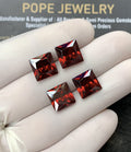 Zircon Gemstone Faceted Cut Cushion Shape High Quality Loose Gemstones For Jewelry Making 10 MM Size 4 Pcs SM24972