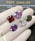 Zircon Gemstone Faceted Cut Mix Shape High Quality Loose Gemstones For Jewelry Making 10-16 MM Size 5 Pcs SM24977