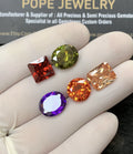 Zircon Gemstone Faceted Cut Mix Shape High Quality Loose Gemstones For Jewelry Making 9-12 MM Size 5 Pcs SM24979