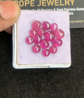 Natural Pink Sapphire Gemstone Smooth Mix Shape Cabochon High Quality Loose Gemstones For Jewelry Making 6-8 MM Size 14 Pcs V5075