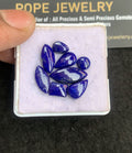 Natural Lapis Lazuli Gemstone Smooth Mix Shape Cabochon High Quality Loose Gemstones For Jewelry Making 6-16 MM Size 8 Pcs V5077